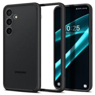 Spigen Ultra Hybrid Samsung Galaxy S24 kemény hátlap tok - átlátszó/ matt fekete