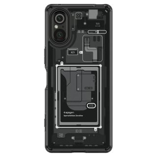 Spigen Ultra Hybrid Sony Xperia 5 V ütésálló szilikon hátlap tok - zero one fekete