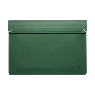 Spigen Valentinus S 14” becsúsztatós laptop táska és állvány - zöld