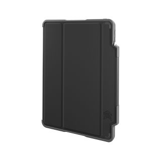 STM Dux Plus iPad Air 5 (2022) / Air 4 (2020) 10,9" ütésálló kinyitható tok ceruzatartóval - fekete