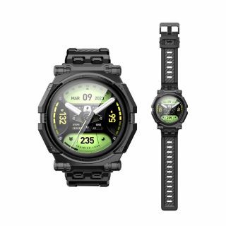 Supcase IBLSN ArmorBox Samsung Galaxy Watch 5 Pro (45mm) tok és szíj + 2db kijelzővédő - fekete
