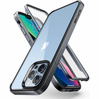Supcase UB Edge Pro iPhone 13 Pro ütésálló szilikon tok előlappal - fekete