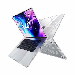 Supcase Unicorn Beetle Clear MacBook Pro 14" (2023/2021) ütésálló tok - átlátszó