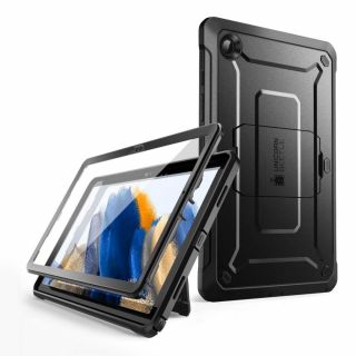 Supcase Unicorn Beetle Pro Samsung Galaxy Tab A8 10.5 X200 / X205 ütésálló tok kijelzővédővel - fekete