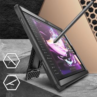 Supcase Unicorn Beetle Pro Samsung Galaxy Tab A9+ Plus 11” X210 / X215 / X216 ütésálló tok kijelzővédővel - fekete
