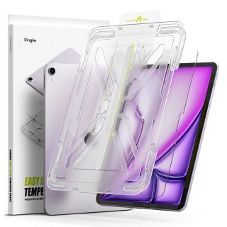 Ringke EasySlide iPad Air 6 11” (2024) kijelzővédő üveg felhelyező applikátorral