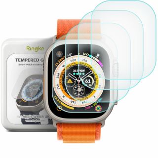 Ringke ID FC Glass Apple Watch Ultra 49mm kijelzővédő üvegfólia - 4db