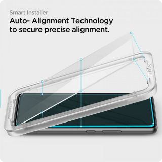 Spigen GLAS.tR AlignMaster Samsung Galaxy A53 5G teljes kijelzővédő üveg felhelyező kerettel - 2db