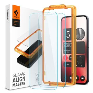 Spigen GLAS.tR Align Master Nothing Phone 2a kijelzővédő üveg felhelyező kerettel - 2db