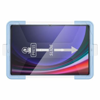 Spigen GLAS.tR EZ Fit Samsung Galaxy Tab S9 Ultra 14,6" X910 / X916B kijelzővédő üvegfólia felhelyezőkerettel
