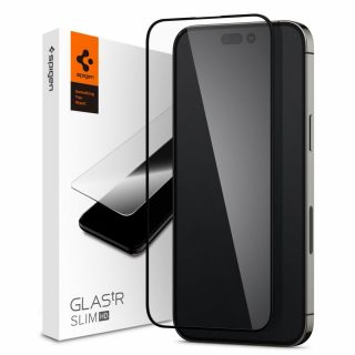 Spigen GLAS.tR Slim HD iPhone 14 Pro teljes kijelzővédő üveg
