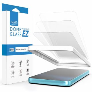 Whitestone Dome Glass EZ Samsung Galaxy S23 kijelzővédő üveg felhelyezőkerettel - 3db