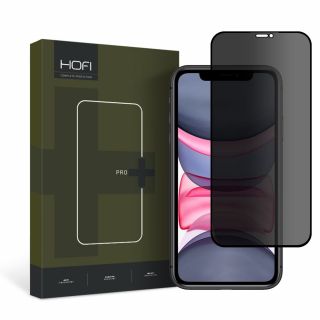 Hofi Anti Spy Glass Pro+ Privacy iPhone 11 / XR kijelzővédő üvegfólia - betekintésgátló