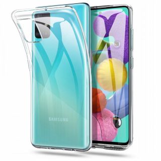 Tech-Protect FlexAir Samsung Galaxy M31S szilikon hátlap tok - átlátszó