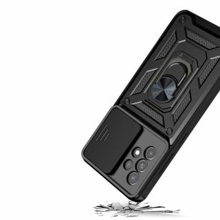 Tech-Protect CamShield Pro Samsung Galaxy A13 4G / LTE kameravédős hátlap tok - fekete