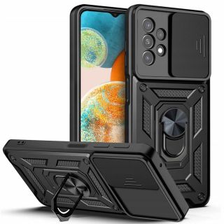 Tech-Protect CamShield Pro Samsung Galaxy A23 5G kemény hátlap tok kamera védővel - fekete