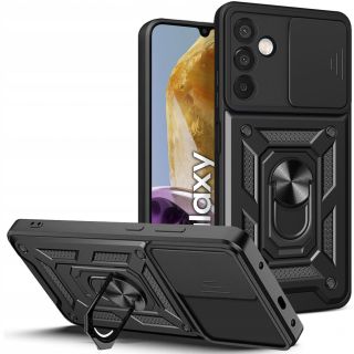 Tech-Protect CamShield Pro Samsung Galaxy M15 5G ütésálló hátlap tok kameravédővel - fekete