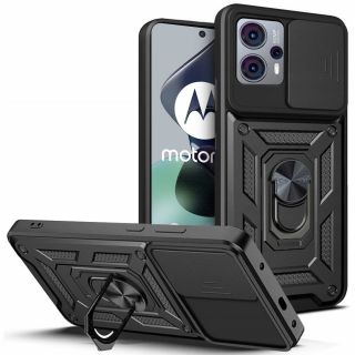 Tech-Protect CamShield Pro Motorola Moto G13 / G23 ütésálló hátlap tok kameravédővel - fekete
