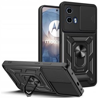 Tech-Protect CamShield Pro Motorola Moto G24 / G24 Power / G04 ütésálló hátlap tok kameravédővel - fekete