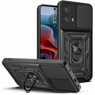 Tech-Protect CamShield Pro Motorola Moto G34 5G ütésálló hátlap tok kameravédővel - fekete