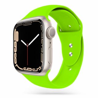 Tech-Protect Iconband Apple Watch 45mm / 44mm / 42mm szilikon szíj - zöld