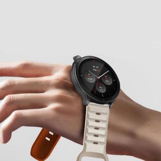 Tech-Protect IconBand Line Samsung Galaxy Watch 4 / 4 Classic / 5 / 5 Pro / 6 / 6 Classic szilikon szíj (20mm széles) - barna
