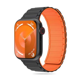 Tech-protect Icon Band Magnetic Apple Watch 45mm / 44mm / 42mm / Ultra 49mm szilikon mágneses szíj - fekete
