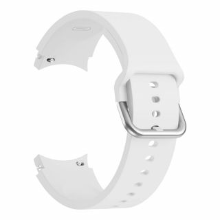 Tech-Protect Iconband Samsung Galaxy Watch 4 / 4 Classic / 5 / 5 Pro / 6 / 6 Classic szilikon szíj (20mm széles) - fehér
