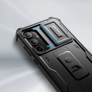 Tech-Protect Kevlar Cam+ Samsung Galaxy A35 5G ütésálló tok kijelző és kameravédővel - fekete