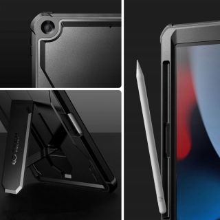 Tech-Protect Kevlar Pro iPad 10,2” (2021/2020/2019) ütésálló tok kijelzővédővel - fekete