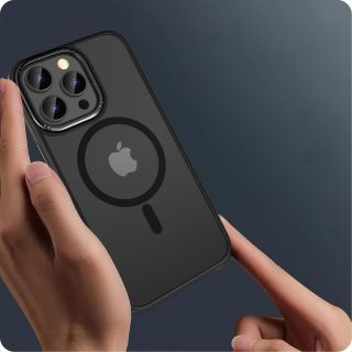 Tech-Protect MagMat2 MagSafe iPhone 15 Pro Max kemény hátlap tok - fekete