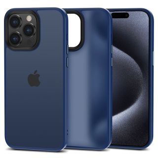 Tech-Protect Magmat iPhone 15 Pro kemény hátlap tok - matt kék