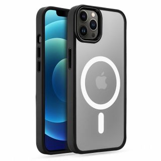 Tech-Protect Magmat MagSafe iPhone 12 / 12 Pro kemény hátlap tok - átlátszó