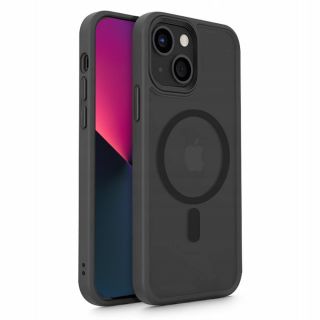 Tech-Protect Magmat MagSafe iPhone 13 ütésálló, hátlap tok - matt fekete
