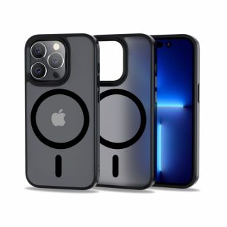 Tech-Protect Magmat MagSafe iPhone 14 Pro kemény hátlap tok - matt fekete