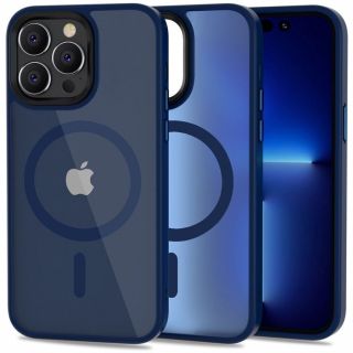 Tech-Protect Magmat MagSafe iPhone 14 Pro Max kemény hátlap tok - kék