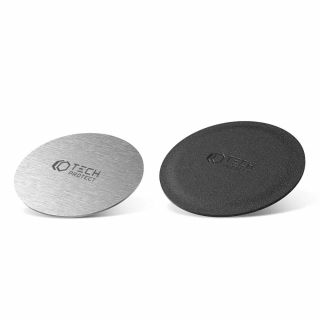 Tech-Protect mágneses fém lemez autós rögzítő - 2db - fekete+ezüst