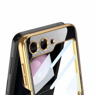 Tech-Protect Mood Marble Samsung Galaxy Z Flip 5 tok - lila/rózsaszín