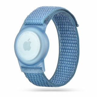 Tech-Protect Apple AirTag gyerek textil karpánt - kék