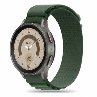 Tech-Protect Nylon Pro Samsung Galaxy Watch 4 / 5 / 5 Pro nylon szíj - zöld