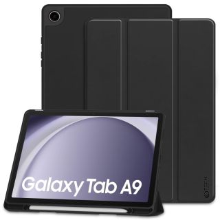 Tech-Protect Smartcase Pencil Samsung Galaxy Tab A9 8,7" X110 / X115 kinyitható tok ceruzatartóval - fekete