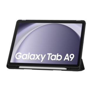 Tech-Protect Smartcase Pencil Samsung Galaxy Tab A9 8,7" X110 / X115 kinyitható tok ceruzatartóval - fekete
