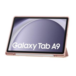 Tech-Protect Smartcase Pencil Samsung Galaxy Tab A9 8,7" X110 / X115 kinyitható tok ceruzatartóval - rózsaszín