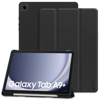 Tech-Protect Smartcase Pencil Samsung Galaxy Tab A9+ Plus 11" X210 / X215 / X216 kinyitható tok ceruzatartóval - fekete