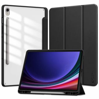 Tech-Protect Smartcase  Hybrid Samsung Galaxy Tab S9 X710/X716B 11” kinyitható tok ceruzatartóval - fekete