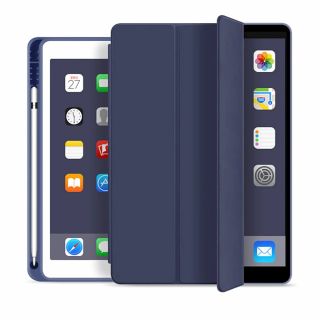 Tech-Protect Smartcase Pencil iPad 10,2" (2021/2020/2019) kinyitható tok - kék
