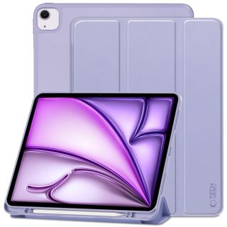 Tech-Protect Smartcase Pencil iPad Air 13” (2024) tok ceruzatartóval - lila