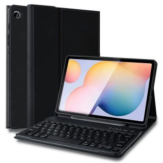 Tech-Protect Smartcase Keyboard Samsung Galaxy Tab S6 Lite 10.4 2022/ 2020 billentyűzetes kinyitható tok - fekete (Angol)