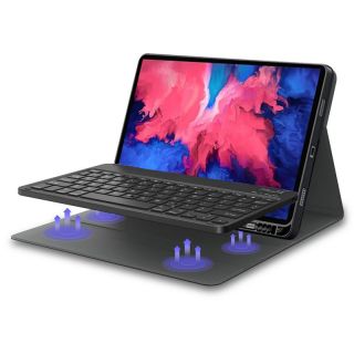 Tech-Protect Smartcase Keyboard Lenovo M10 Plus 10.6 3rd gen. billentyűzetes kinyitható tok - fekete (Angol)