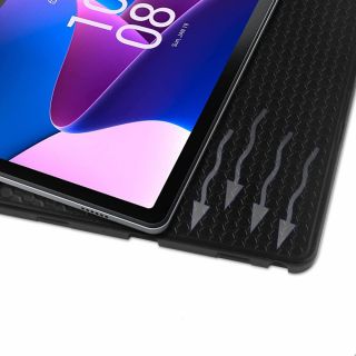 Tech-Protect SmartCase Lenovo Tab M10 Plus 10.6 3rd gen. kinyitható tok ceruzatartóval  - fekete